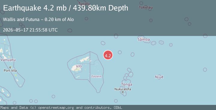 Map of FIJI REGION