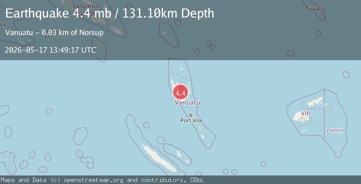 Map of VANUATU