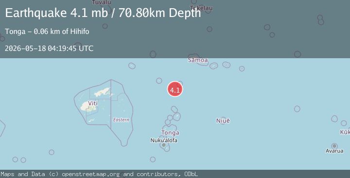 Map of TONGA