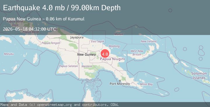 Map of NEW GUINEA, PAPUA NEW GUINEA