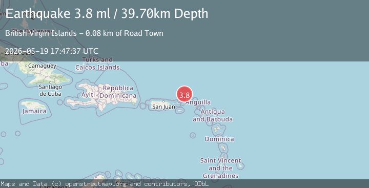 Map of VIRGIN ISLANDS REGION