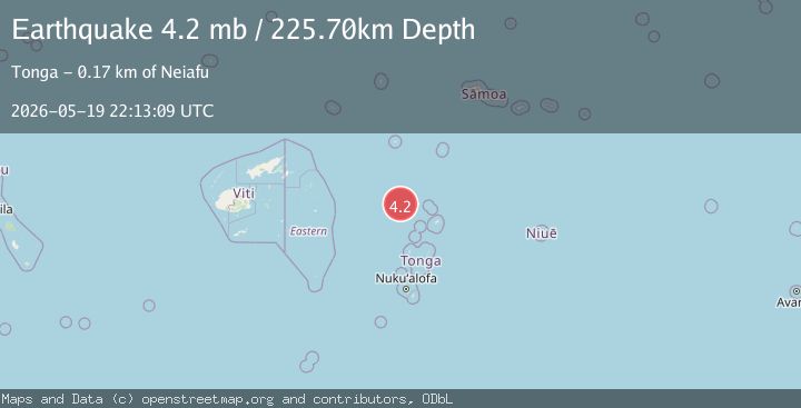 Map of TONGA