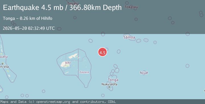 Map of FIJI REGION