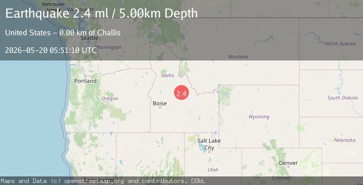 Map of SOUTHERN IDAHO