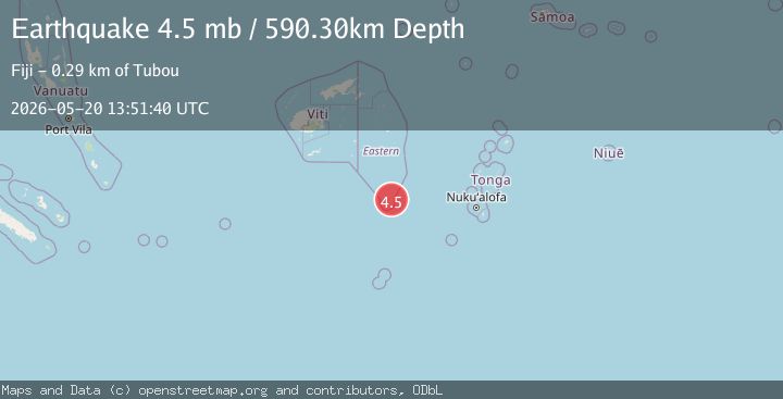Map of FIJI REGION