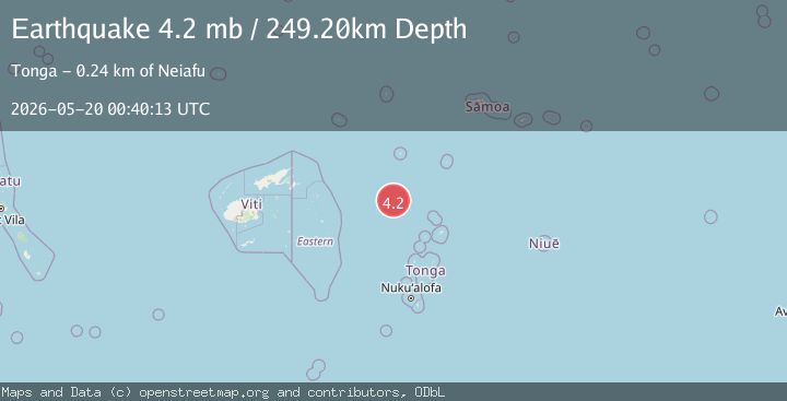 Map of TONGA