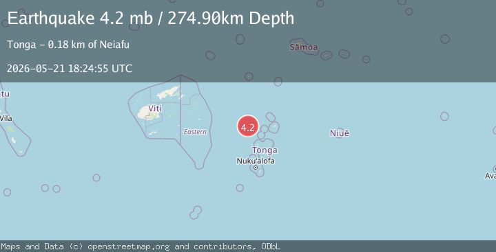 Map of TONGA