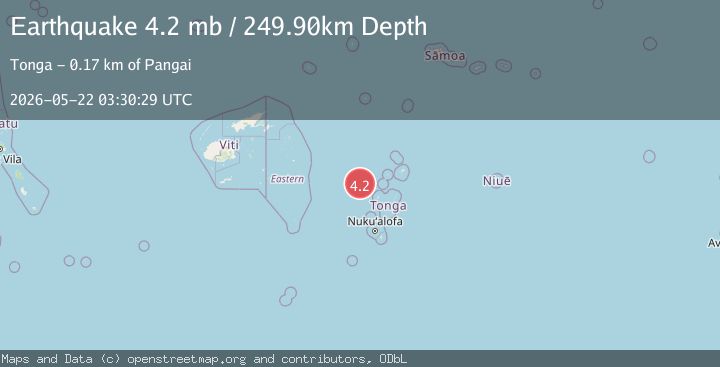 Map of TONGA
