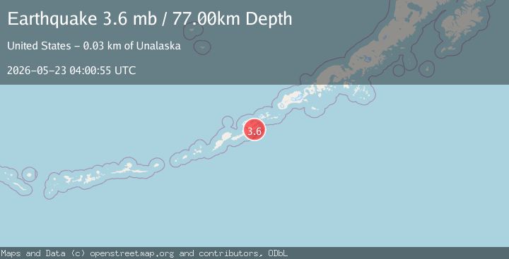Map of FOX ISLANDS, ALEUTIAN ISLANDS