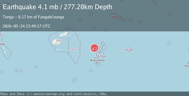 Map of TONGA