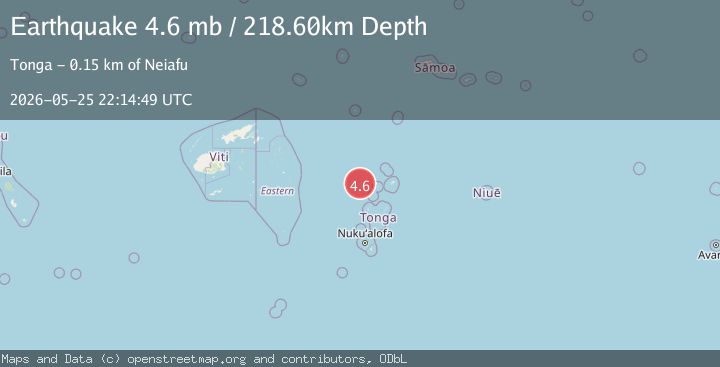 Map of TONGA