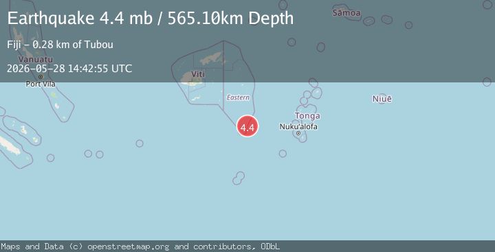 Map of FIJI REGION