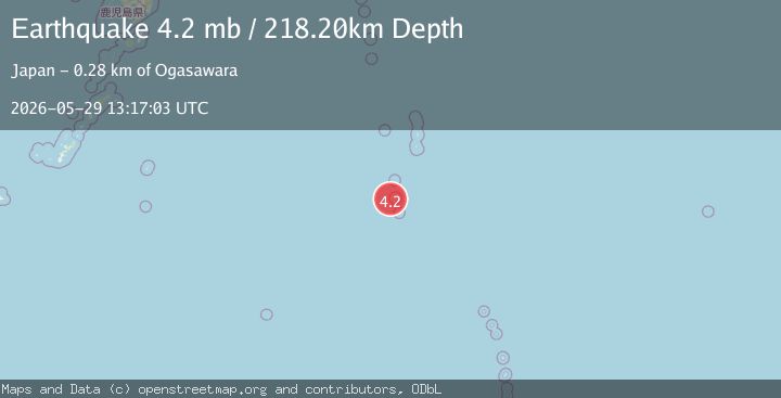 Map of VOLCANO ISLANDS, JAPAN REGION