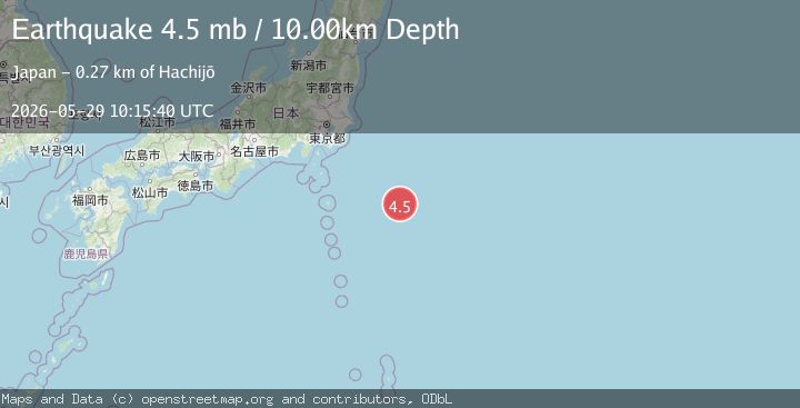 Map of OFF EAST COAST OF HONSHU, JAPAN
