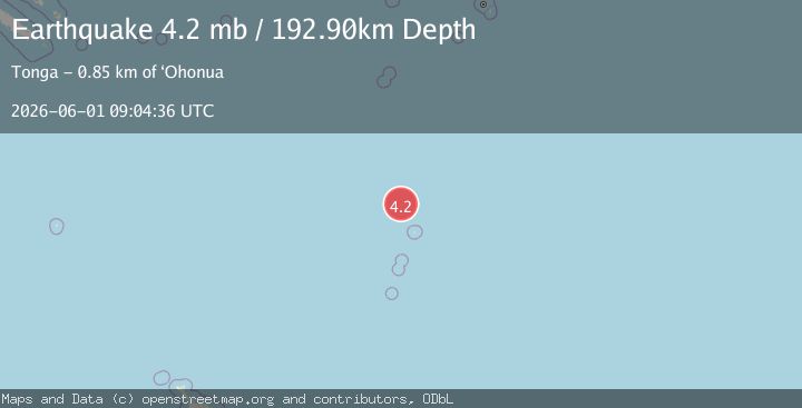 Map of KERMADEC ISLANDS REGION