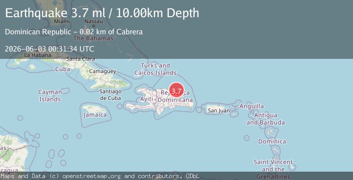 Map of DOMINICAN REPUBLIC REGION