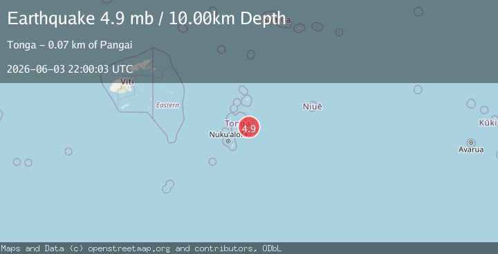 Map of TONGA