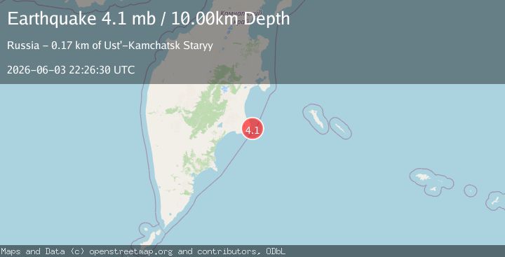 Map of NEAR EAST COAST OF KAMCHATKA