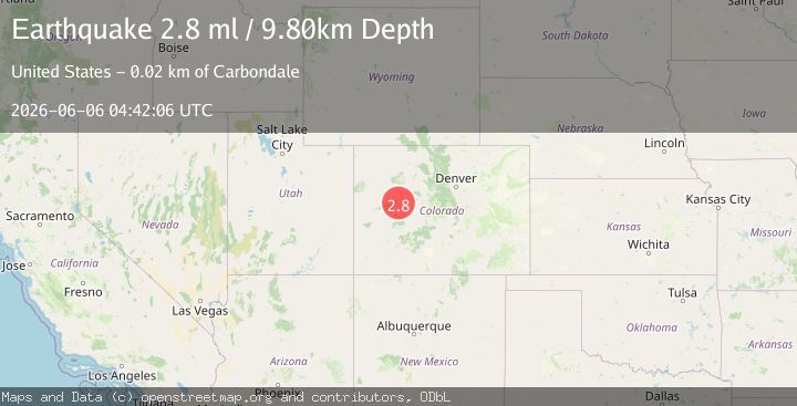 Map of COLORADO