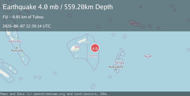 Map of FIJI REGION