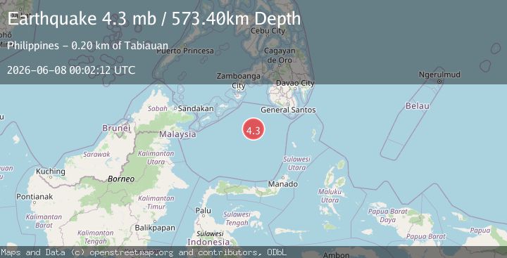 Map of CELEBES SEA