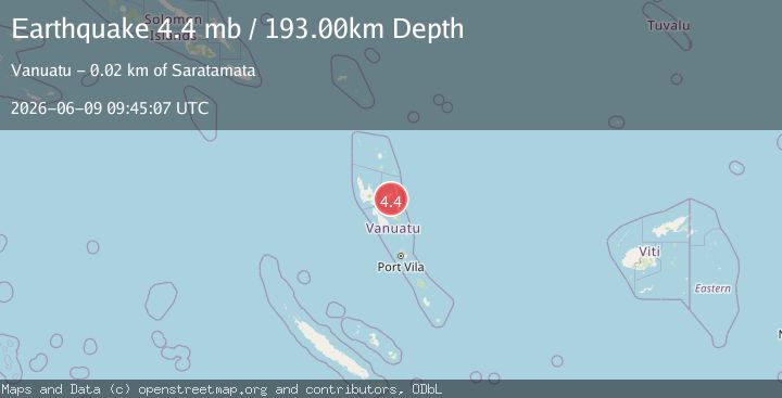 Map of VANUATU