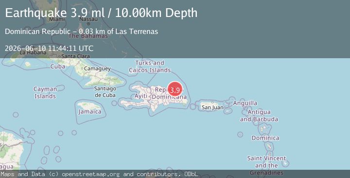 Map of DOMINICAN REPUBLIC REGION