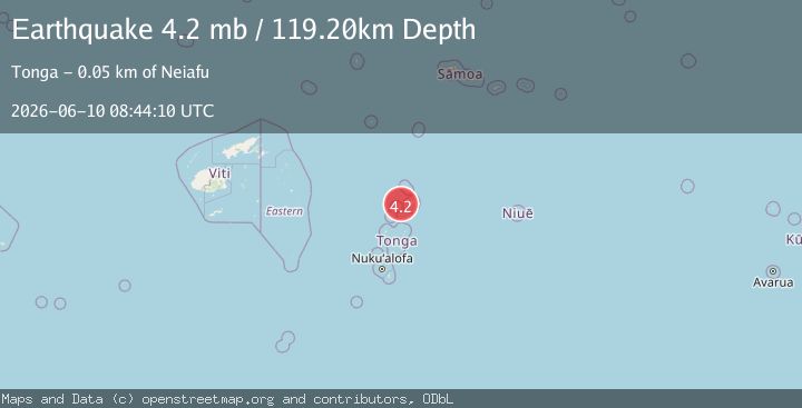 Map of TONGA