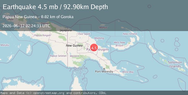 Map of EASTERN NEW GUINEA REG., P.N.G.