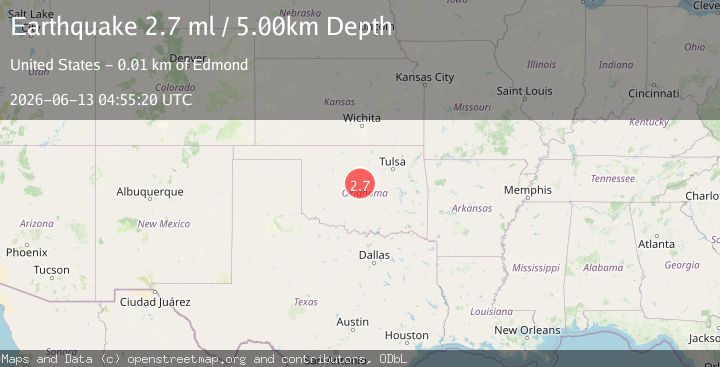 Map of OKLAHOMA