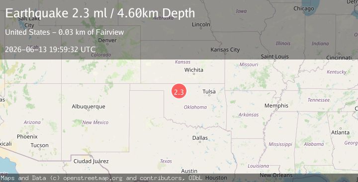 Map of OKLAHOMA