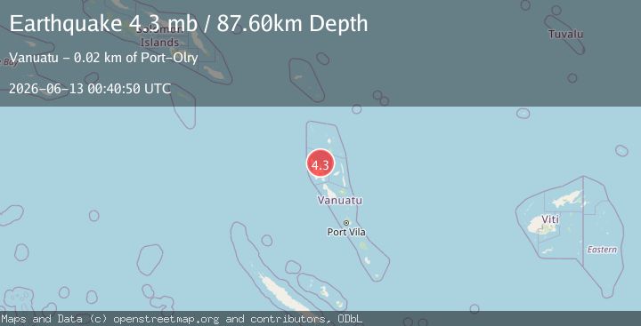Map of VANUATU