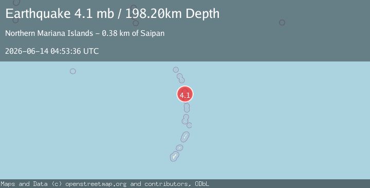 Map of PAGAN REG., N. MARIANA ISLANDS