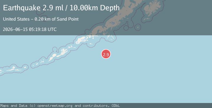 Map of SOUTH OF ALASKA