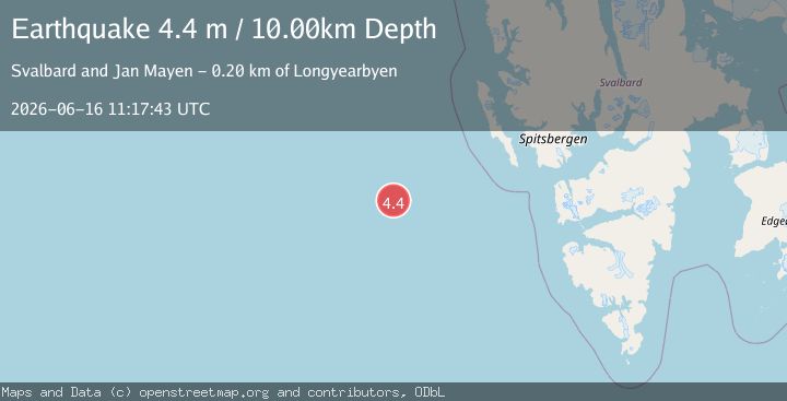 Map of SVALBARD REGION