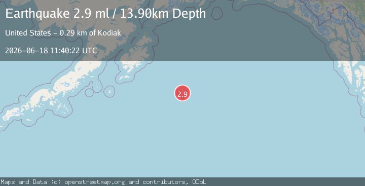 Map of GULF OF ALASKA