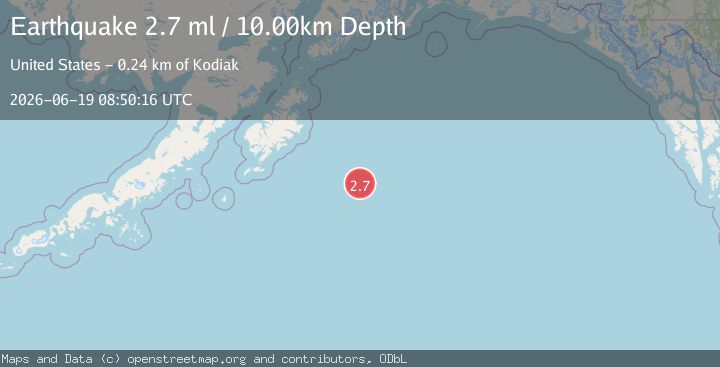 Map of GULF OF ALASKA