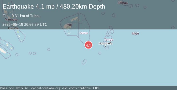 Map of FIJI REGION
