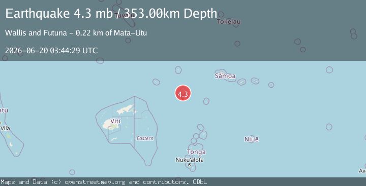 Map of TONGA