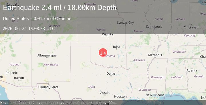 Map of OKLAHOMA