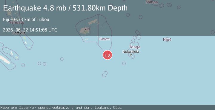 Map of FIJI REGION