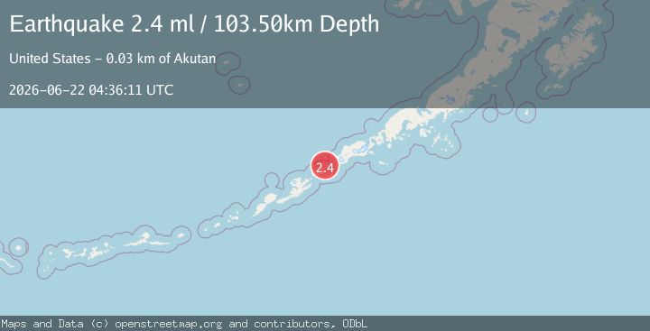 Map of FOX ISLANDS, ALEUTIAN ISLANDS