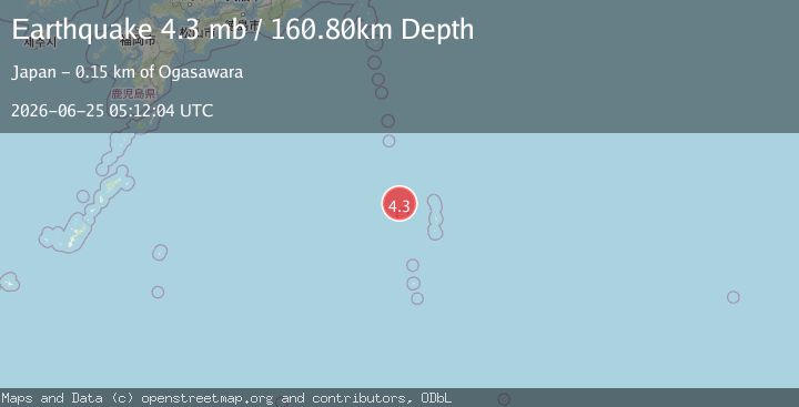 Map of BONIN ISLANDS, JAPAN REGION