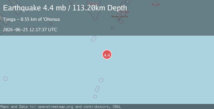 Map of SOUTH OF FIJI ISLANDS