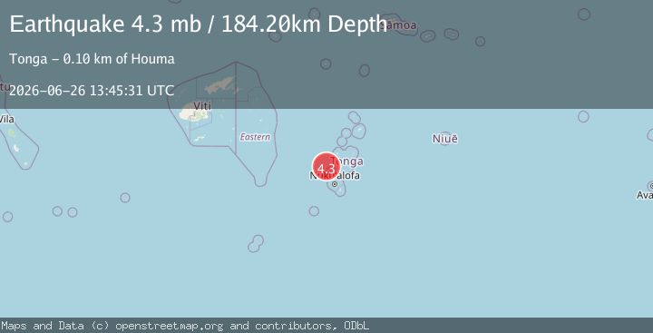 Map of TONGA