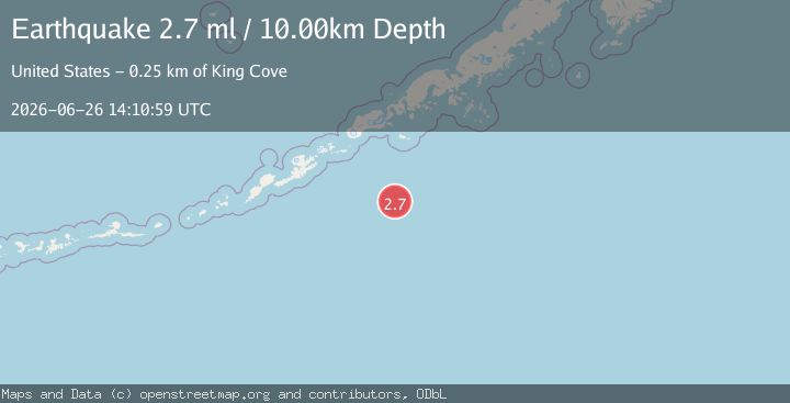 Map of SOUTH OF ALASKA