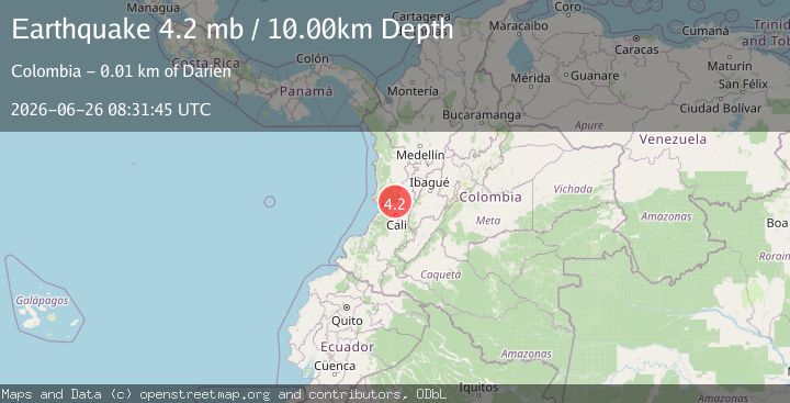 Map of COLOMBIA