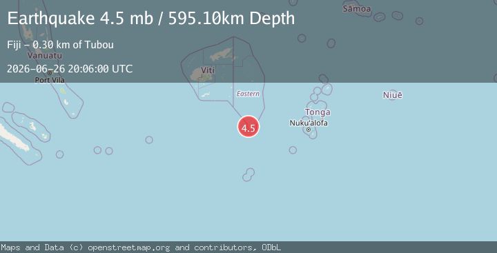Map of FIJI REGION