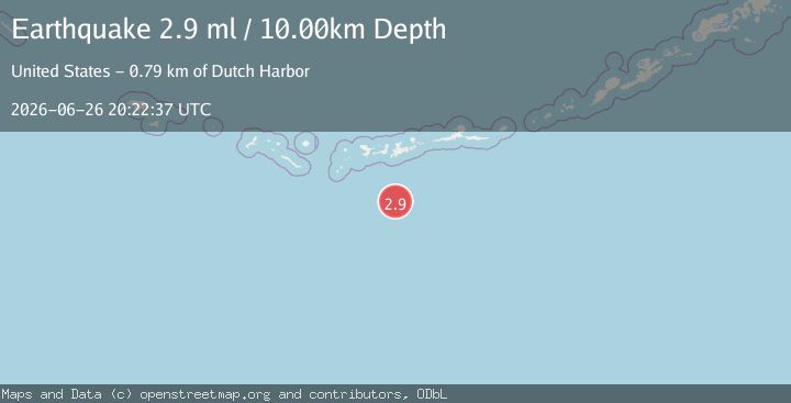 Map of ANDREANOF ISLANDS, ALEUTIAN IS.