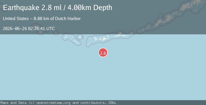 Map of ANDREANOF ISLANDS, ALEUTIAN IS.